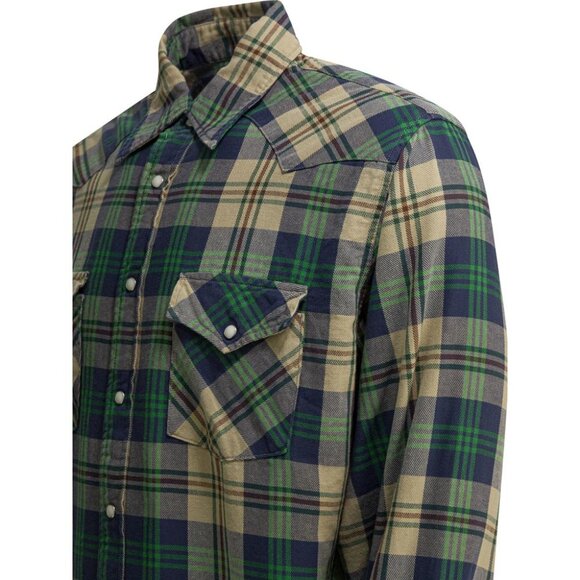 Kapital Columbia-Check Husky Western Shirt Tag Size 3 Men - Picture 4 of 4